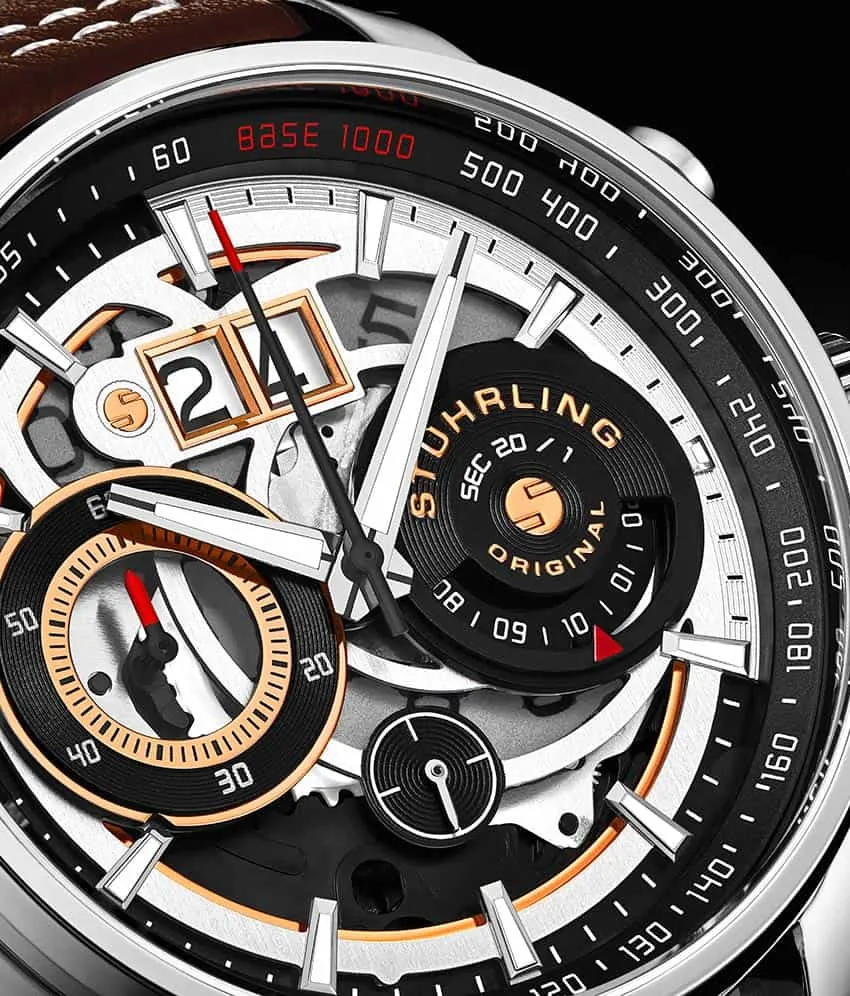 Ace Aviator Chronograph & Tachymeter 4010 Quartz 45mm