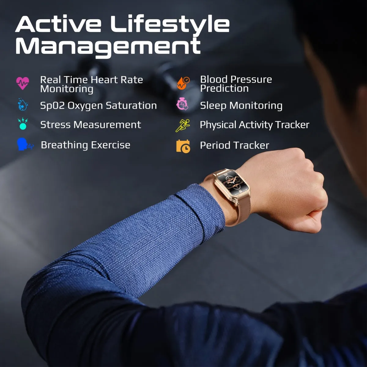 ActivLife™ Curved AMOLED Screen Smartwatch with BT Calling