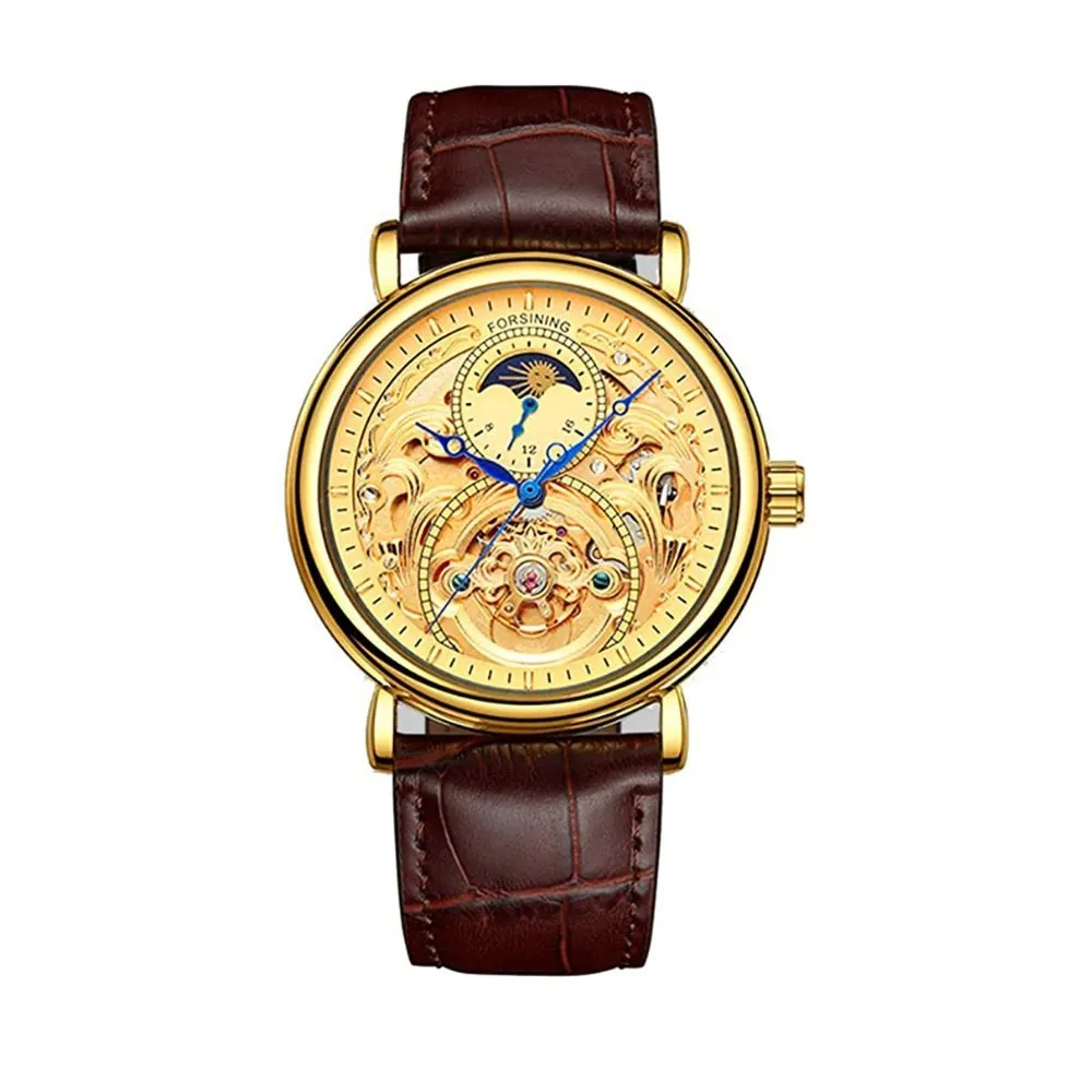 Alberto Calendario Mechanical Skeleton Watch