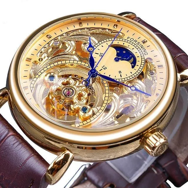 Alberto Calendario Mechanical Skeleton Watch