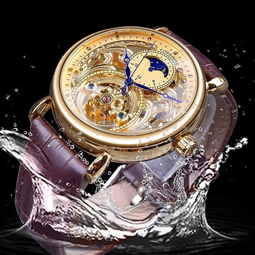 Alberto Calendario Mechanical Skeleton Watch