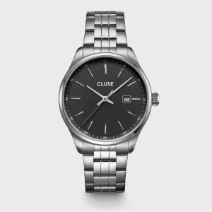 Anthéor Watch Steel Black, Silver Colour