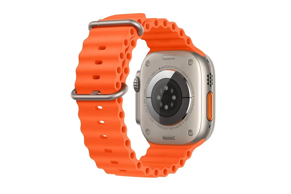 Apple Watch Ultra 2 | 49mm | Titanium Orange Ocean Band