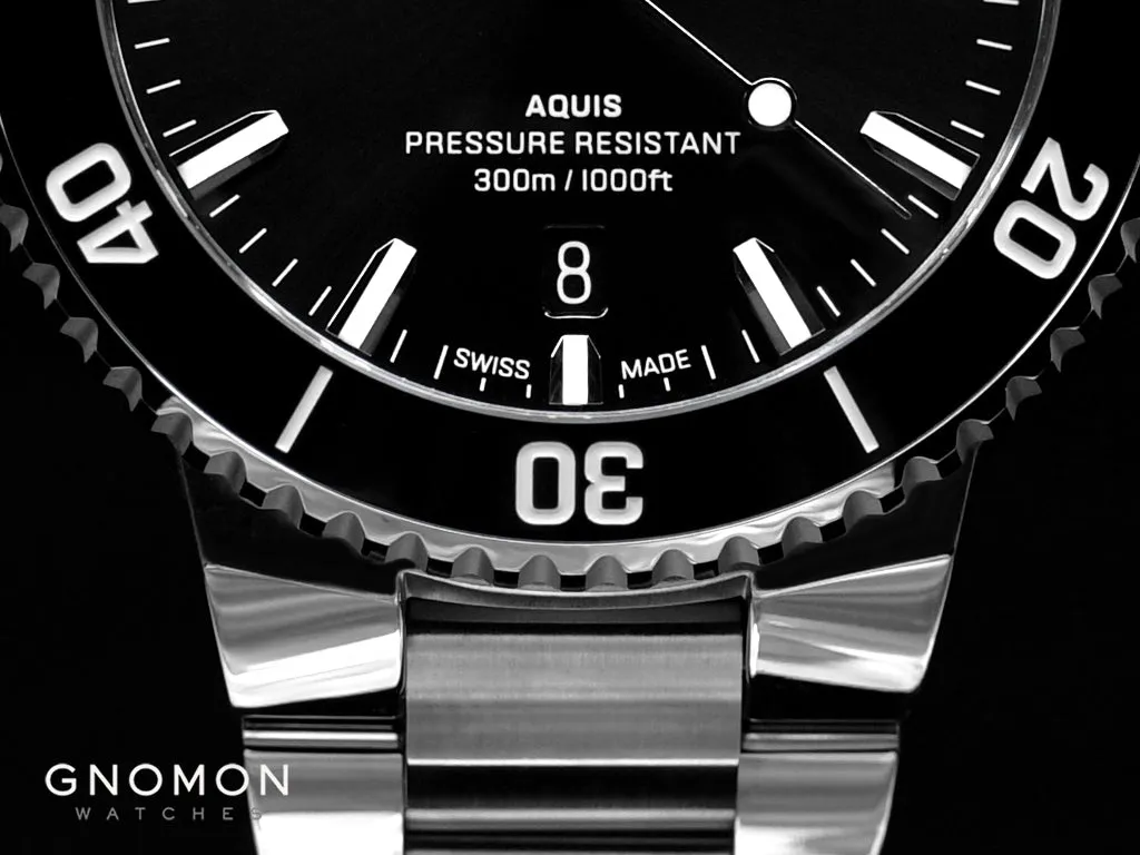 Aquis Date Black - Bracelet - 41.5mm - Ref. 01 733 7787 4154-07 8 22 04PEB