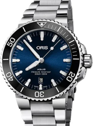 Aquis Date Blue - Bracelet - 41.5mm - Ref. 01 733 7766 4135 07 8 22 05PEB