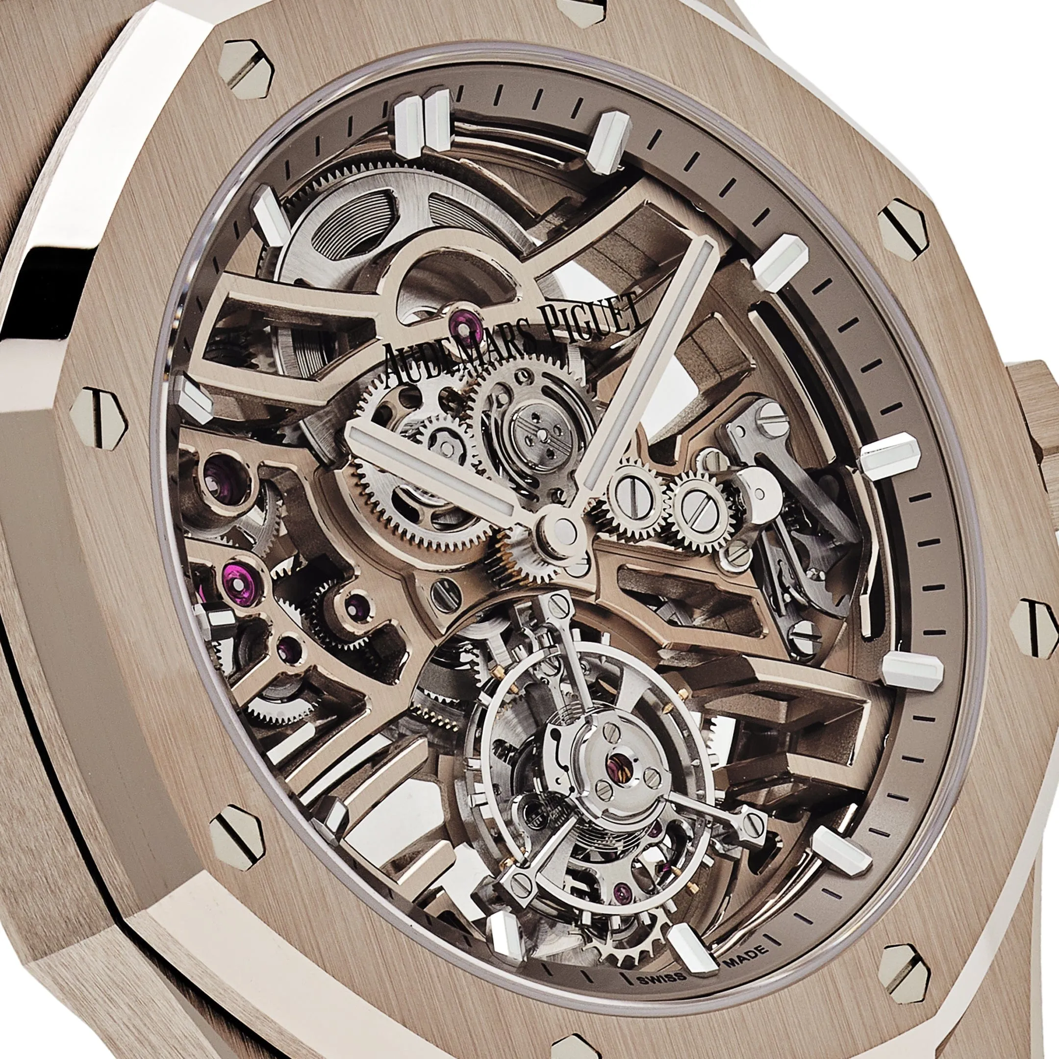 Audemars Piguet Royal Oak 26735SG.OO.1320SG.01 Selfwinding Flying Tourbillon Openworked Sand Gold (2024)