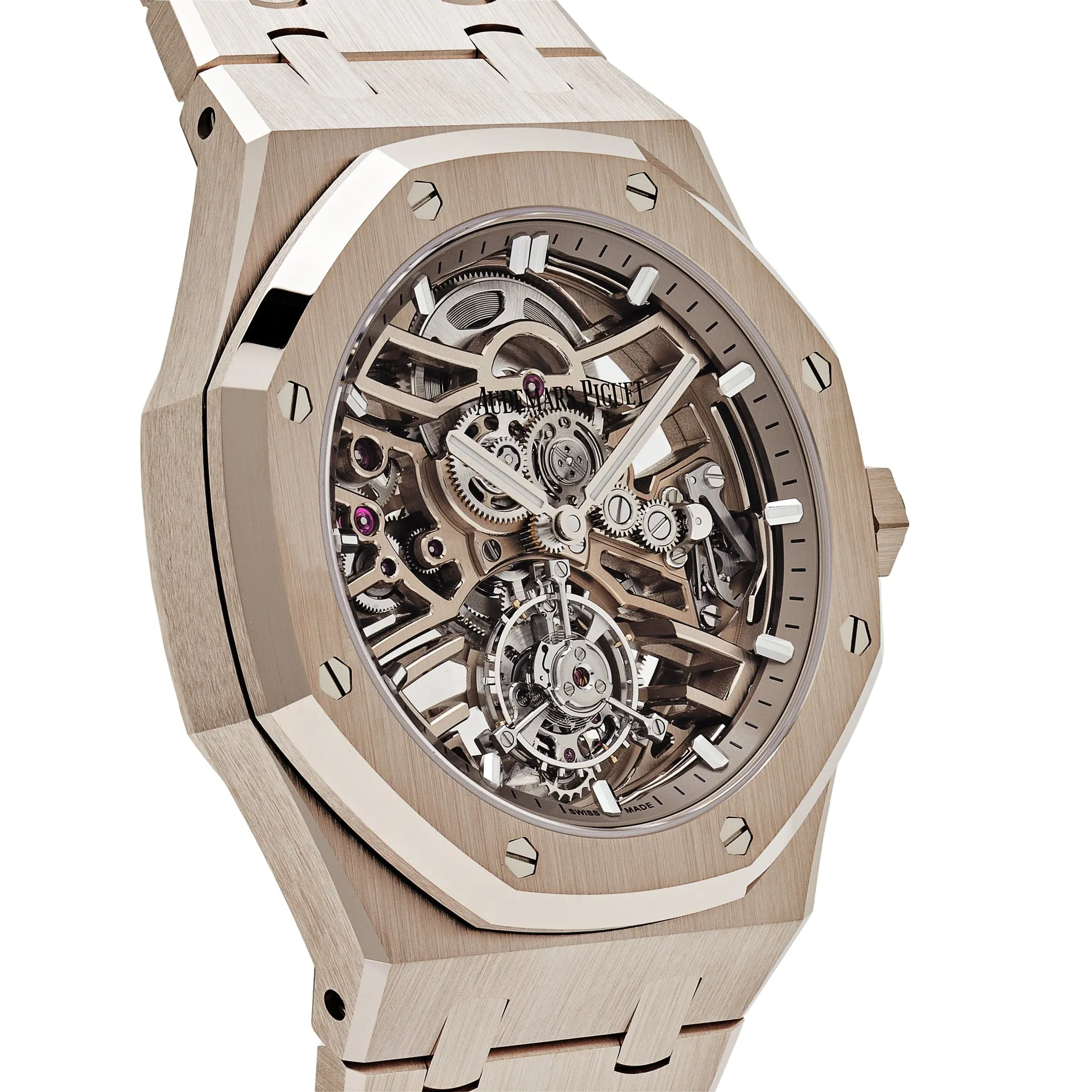 Audemars Piguet Royal Oak 26735SG.OO.1320SG.01 Selfwinding Flying Tourbillon Openworked Sand Gold (2024)