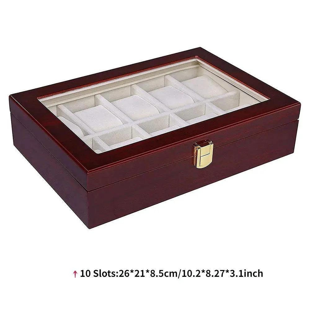 Bamboo Watch Box: Luxury Organizer for Stylish Men and Women