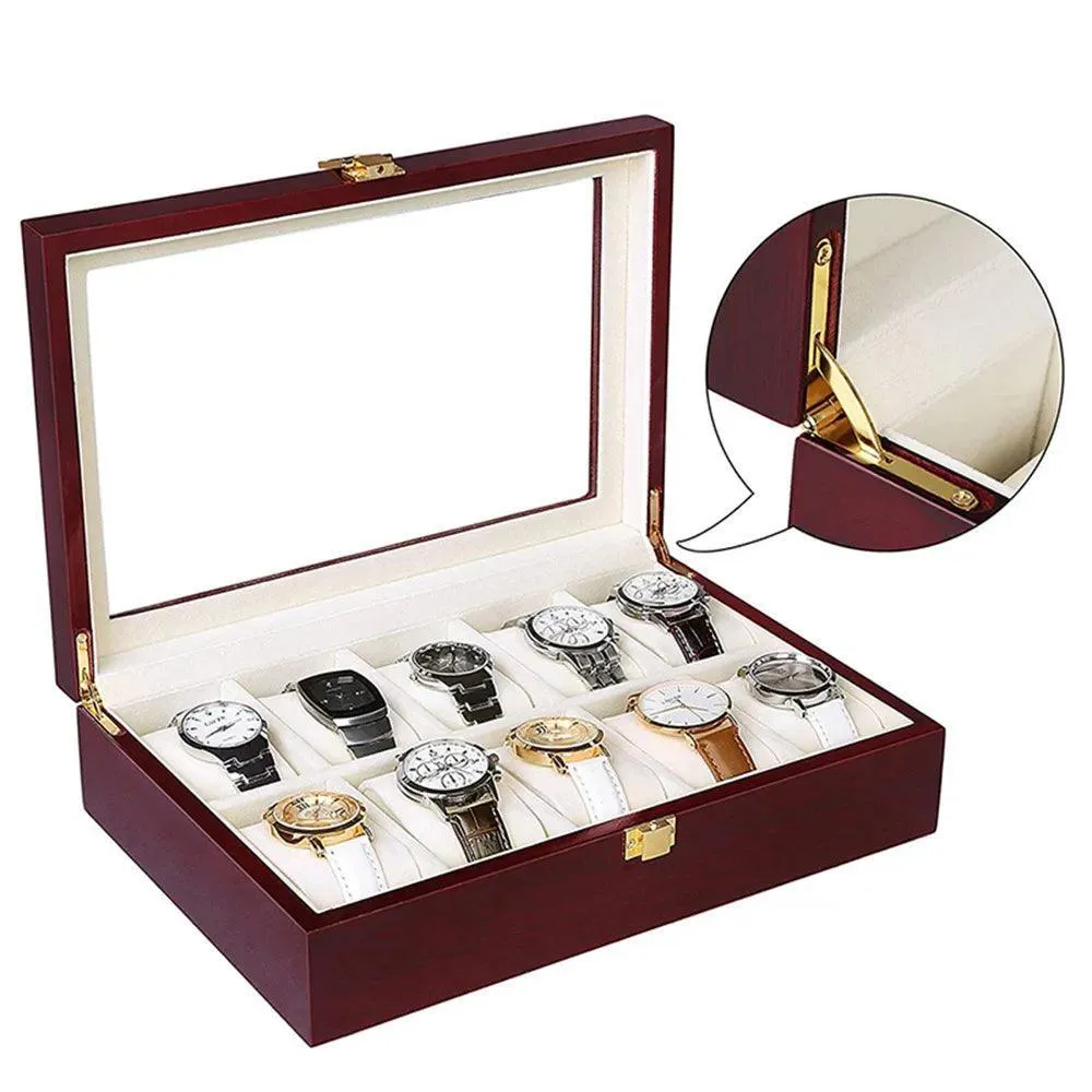 Bamboo Watch Box: Luxury Organizer for Stylish Men and Women