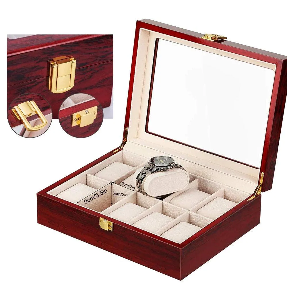 Bamboo Watch Box: Luxury Organizer for Stylish Men and Women