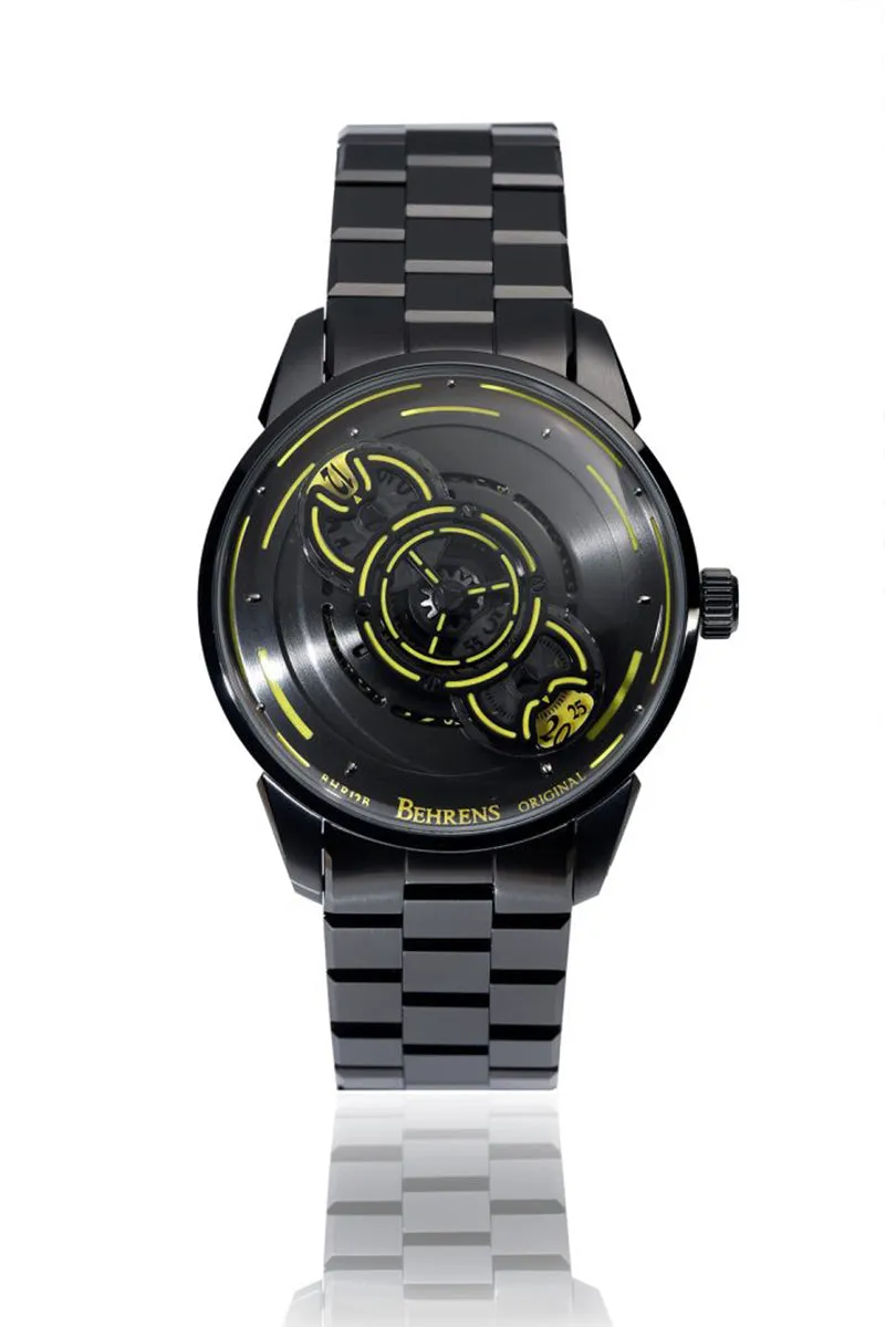 BEHRENS "SPACE TRAVELLER" AUTOMATIC GREY (BRACELET)