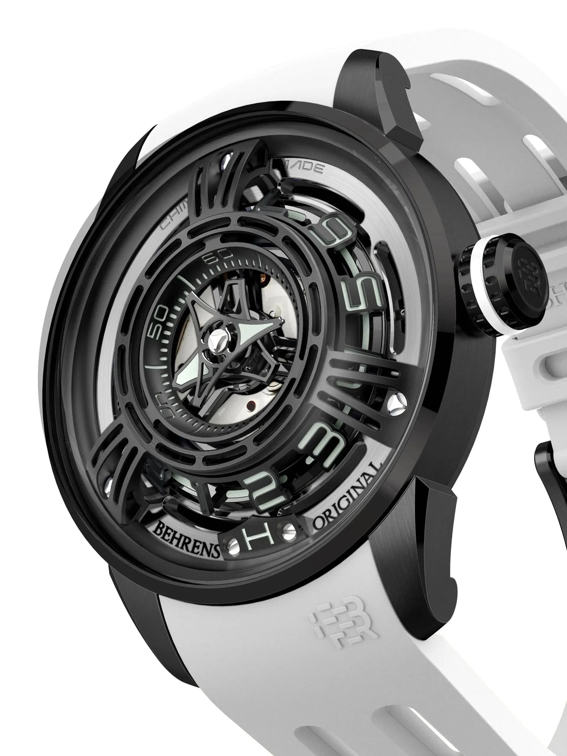 BEHRENS "STARSHIP" AUTOMATIC WHITE