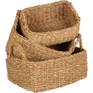 Botany Medium Rectangular Seagrass Storage Basket