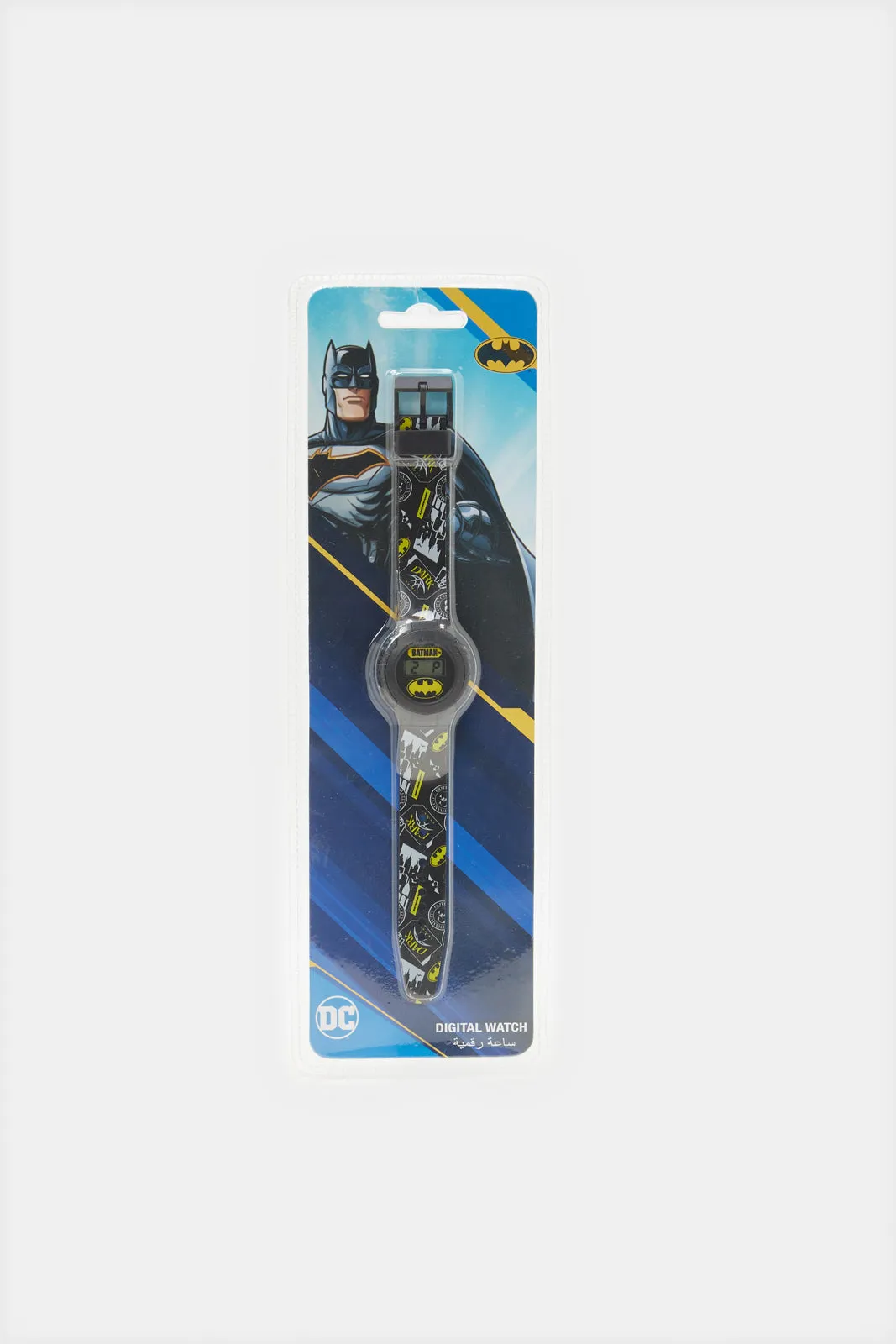 Boys Black Batman Digital Watch