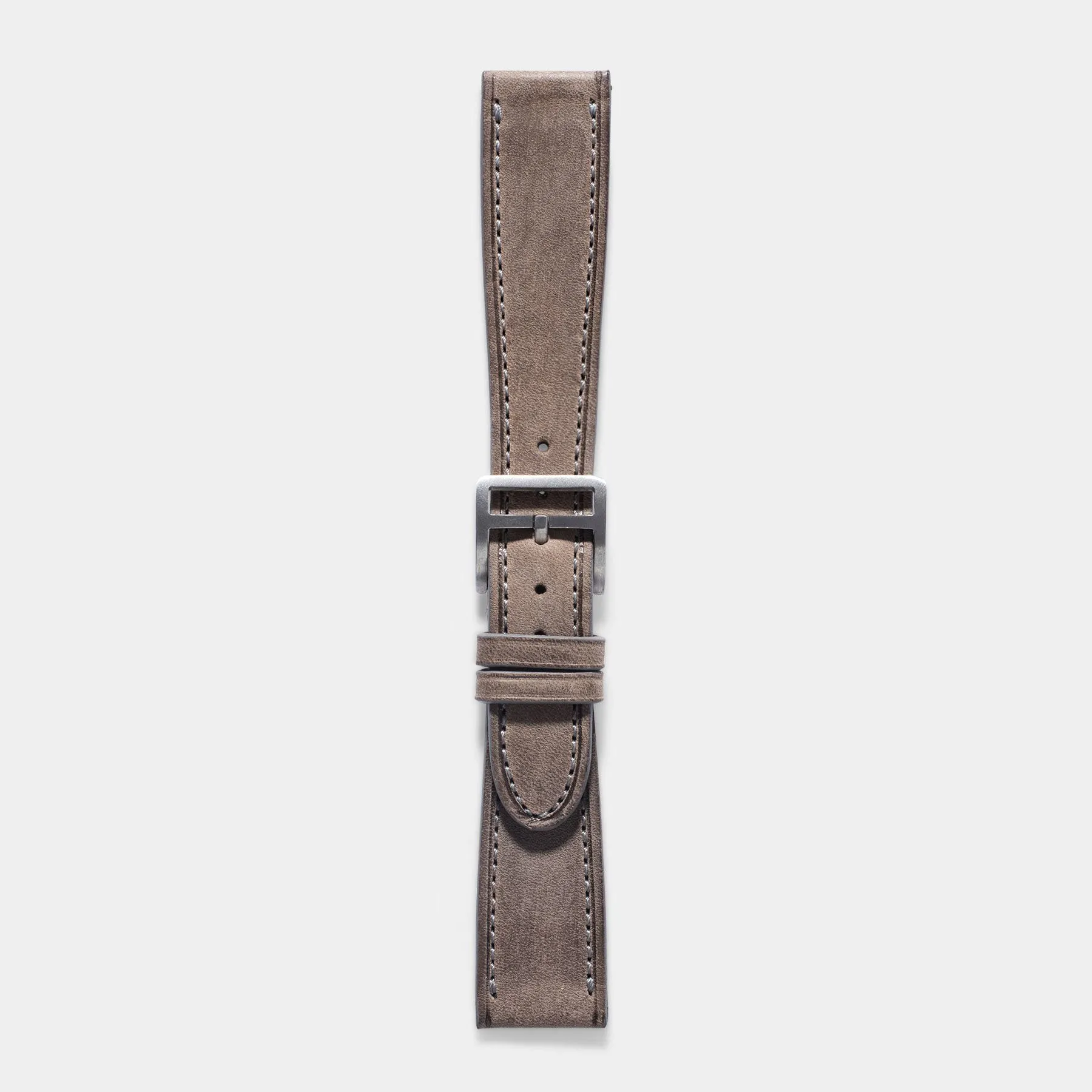 Café au Lait Leather Watch Strap