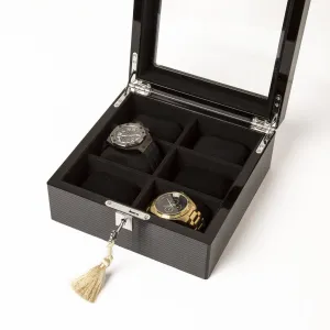 Carbon Fiber 6-Slot Watch Box