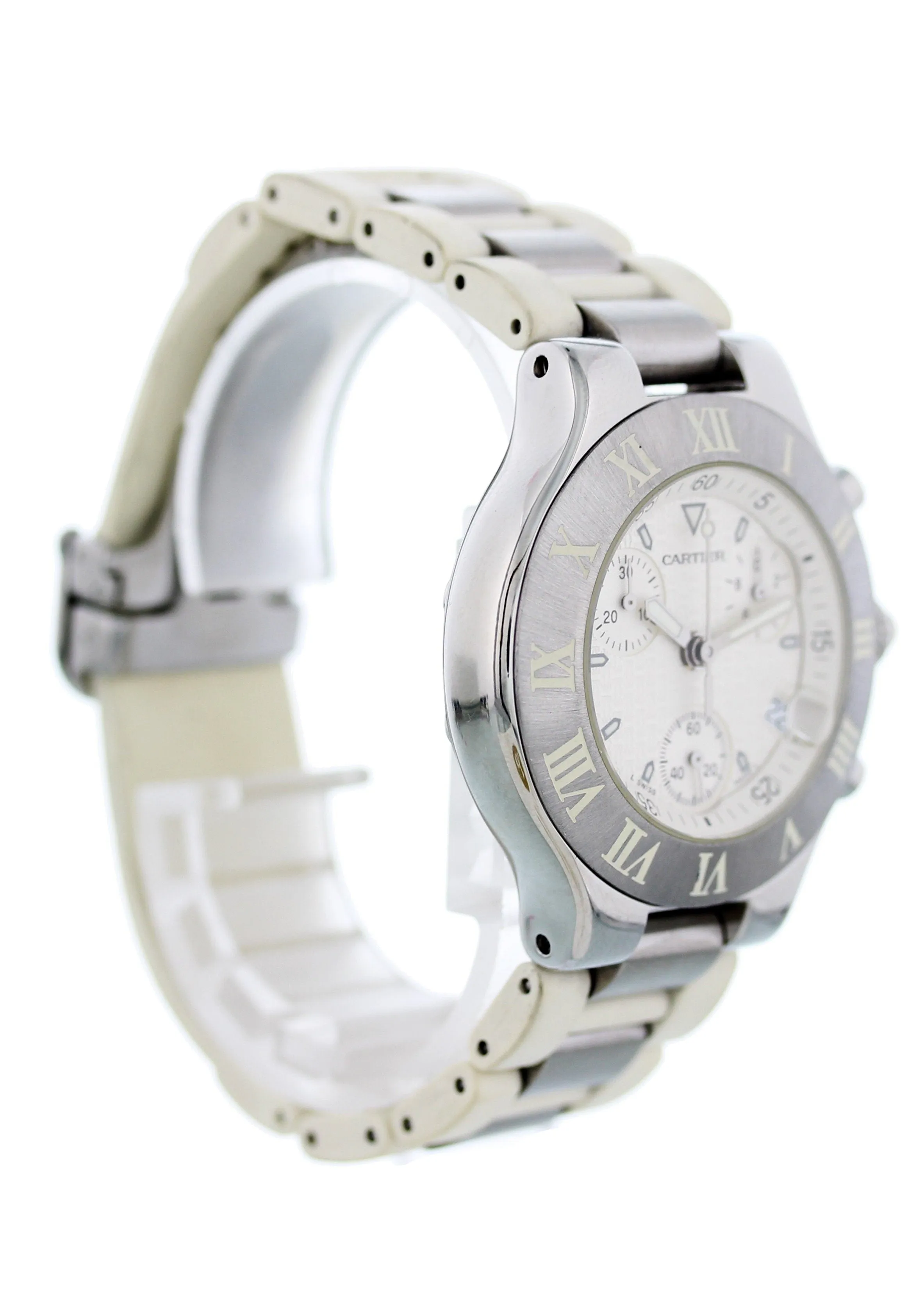 Cartier Chronoscaph 21 Stainless Steel 2424 Watch