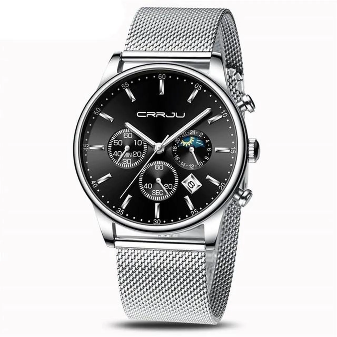 Casual Mesh Strap Fashion Quartz Watch For Mens