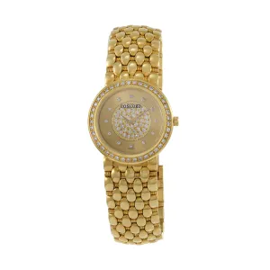 Concord Cocktail Watch 18K Yellow Gold with Diamonds Quartz