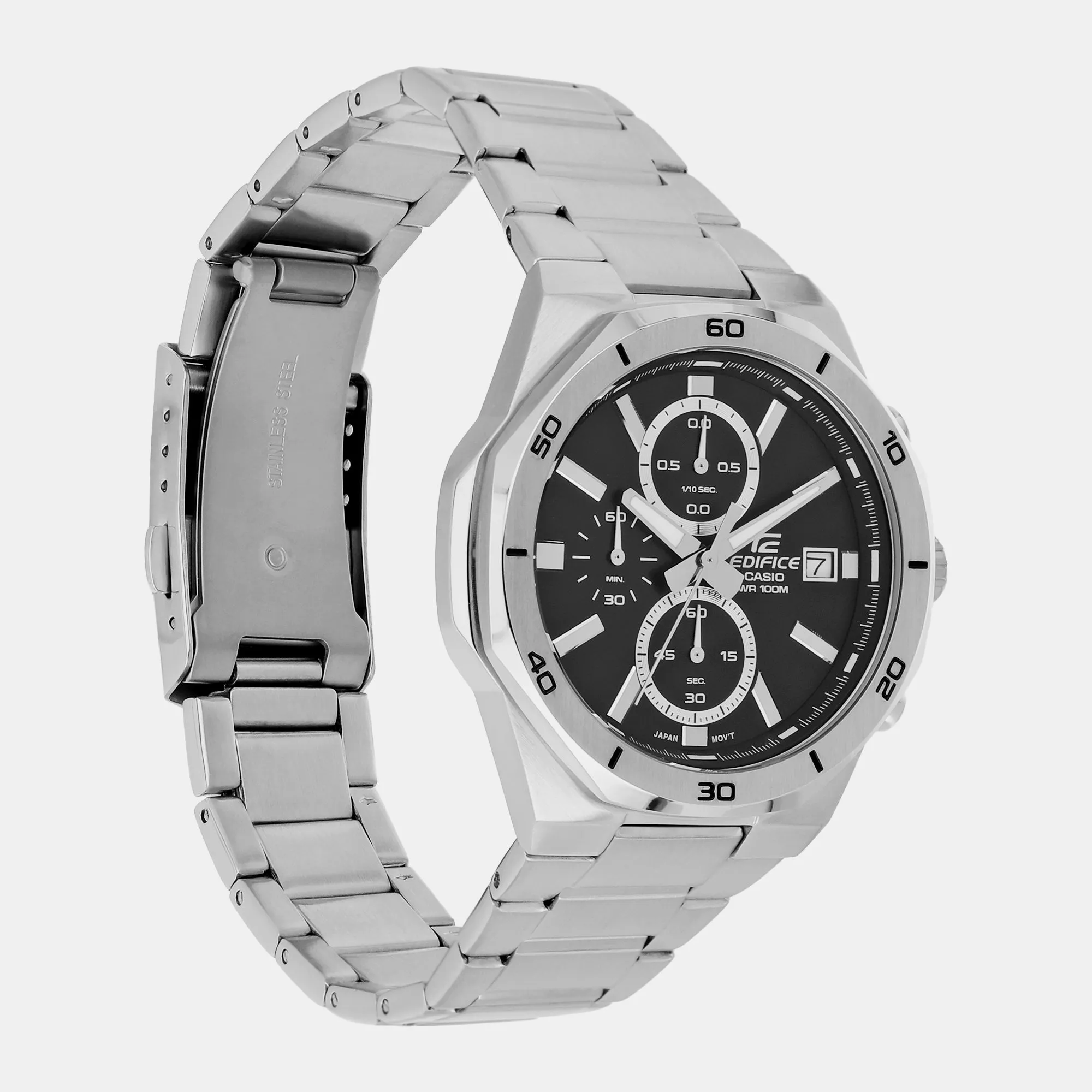 Edifice Black Men's Chronograph Stainless Steel Watch ED583 - EFV-640D-1AVUDF