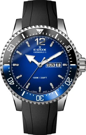 Edox Chronorally-S Day Date 84300 3NBUCA BUBN