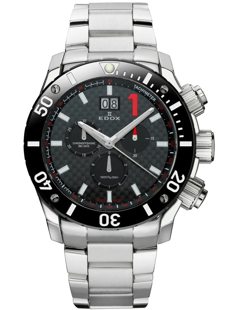 Edox Class 1 Chronoffshore Big Date 10020 3M NIN