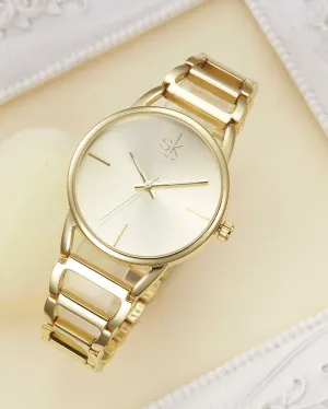 Elegant Gold Wrist Watch