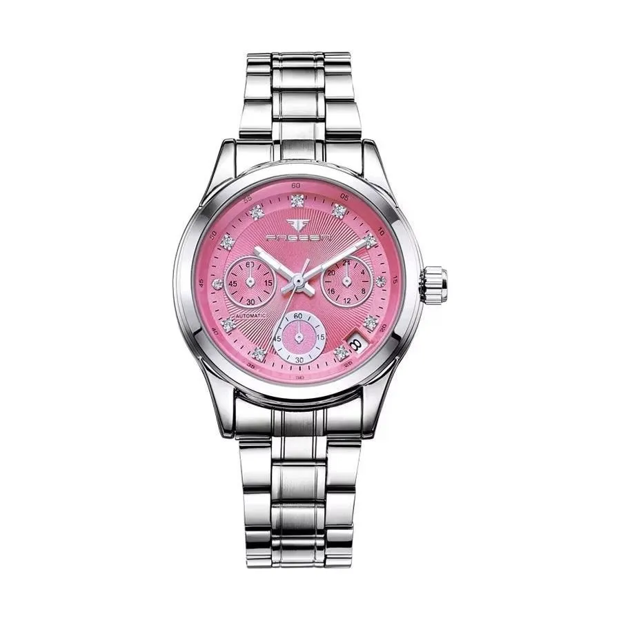 FemmeForce 48MM Dial Mechanical Silicone Watch