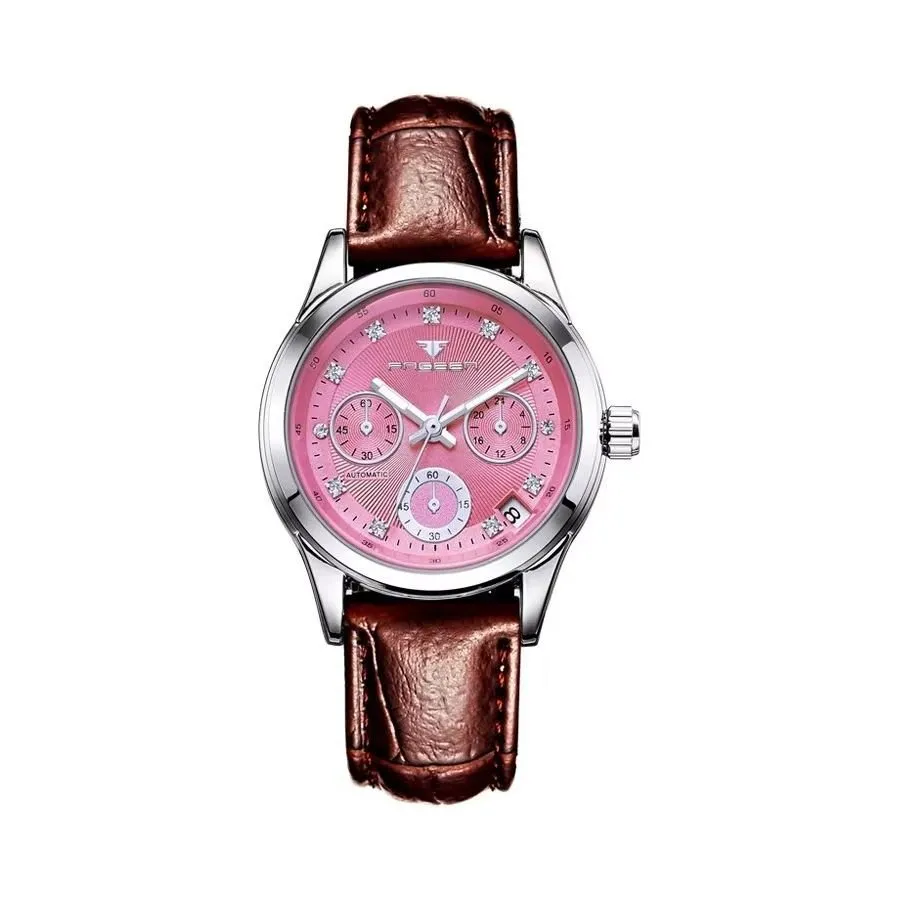 FemmeForce 48MM Dial Mechanical Silicone Watch