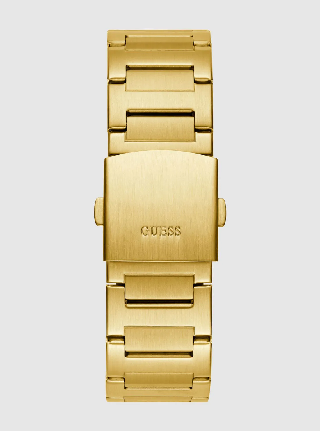 Gold Black Dial Link Watch