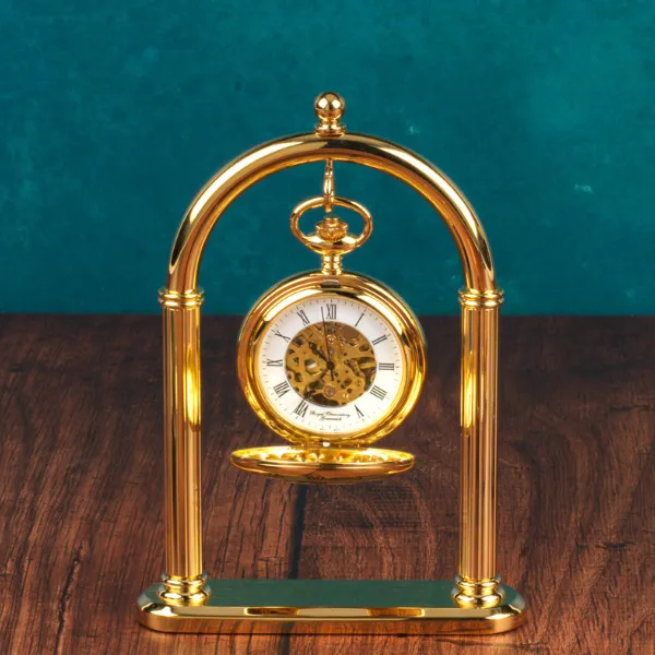 Gold Pocket Watch Stand