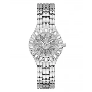 Guess Ladies Firework Silver Tone Watch GW0602L1