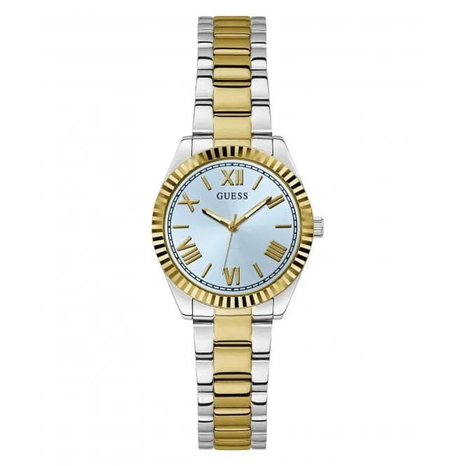 Guess Ladies Mini Luna 2-Tone Watch GW0687L4