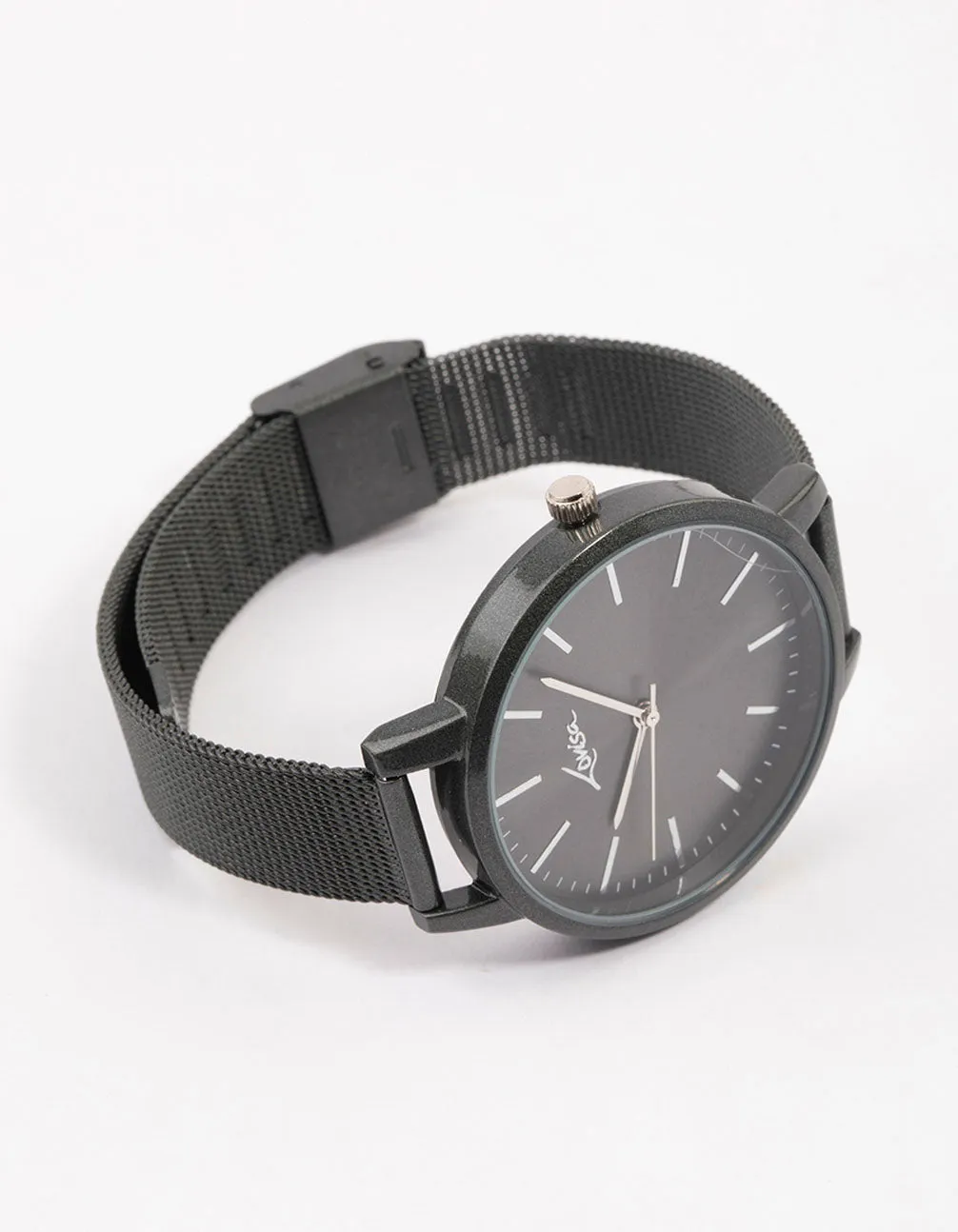 Gunmetal Mesh Dark Watch