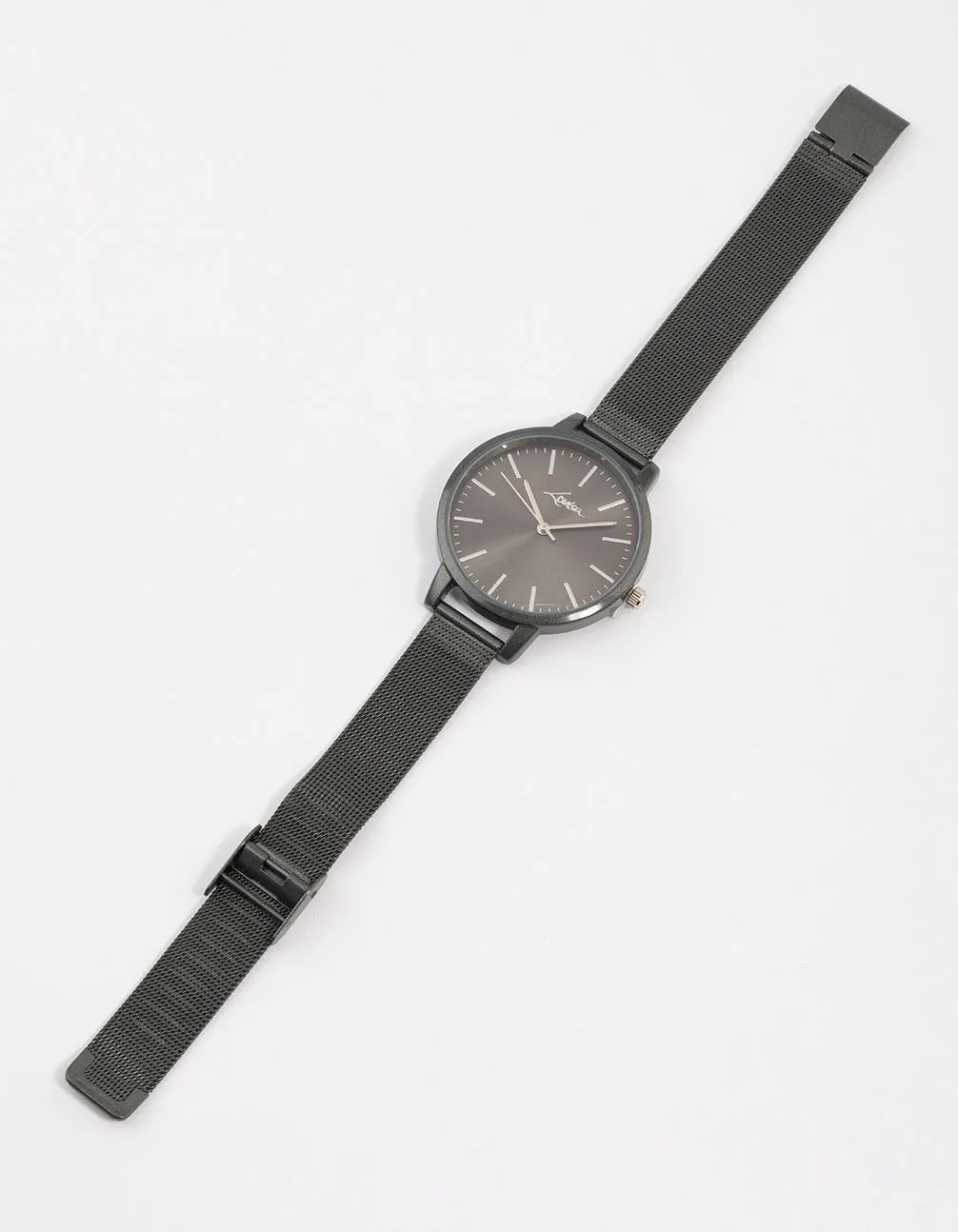 Gunmetal Mesh Dark Watch