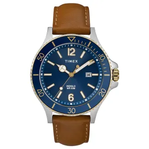 Harborside Date 42mm Leather Band