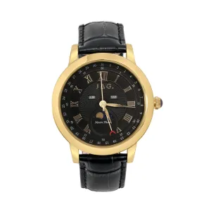 Jag Mosman Black and Gold Men's Watch J2775A