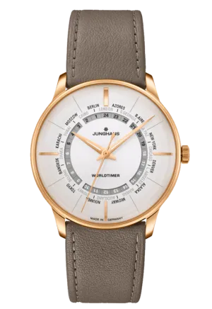 Junghans Meister Worldtimer Watch 027/5012.02