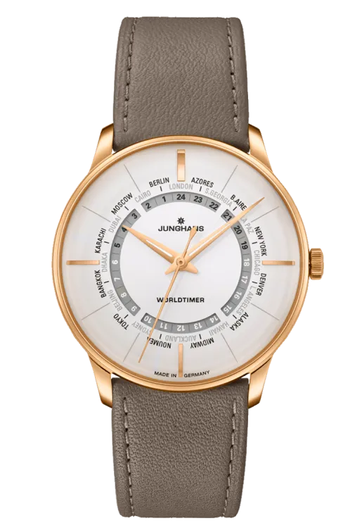 Junghans Meister Worldtimer Watch 027/5012.02