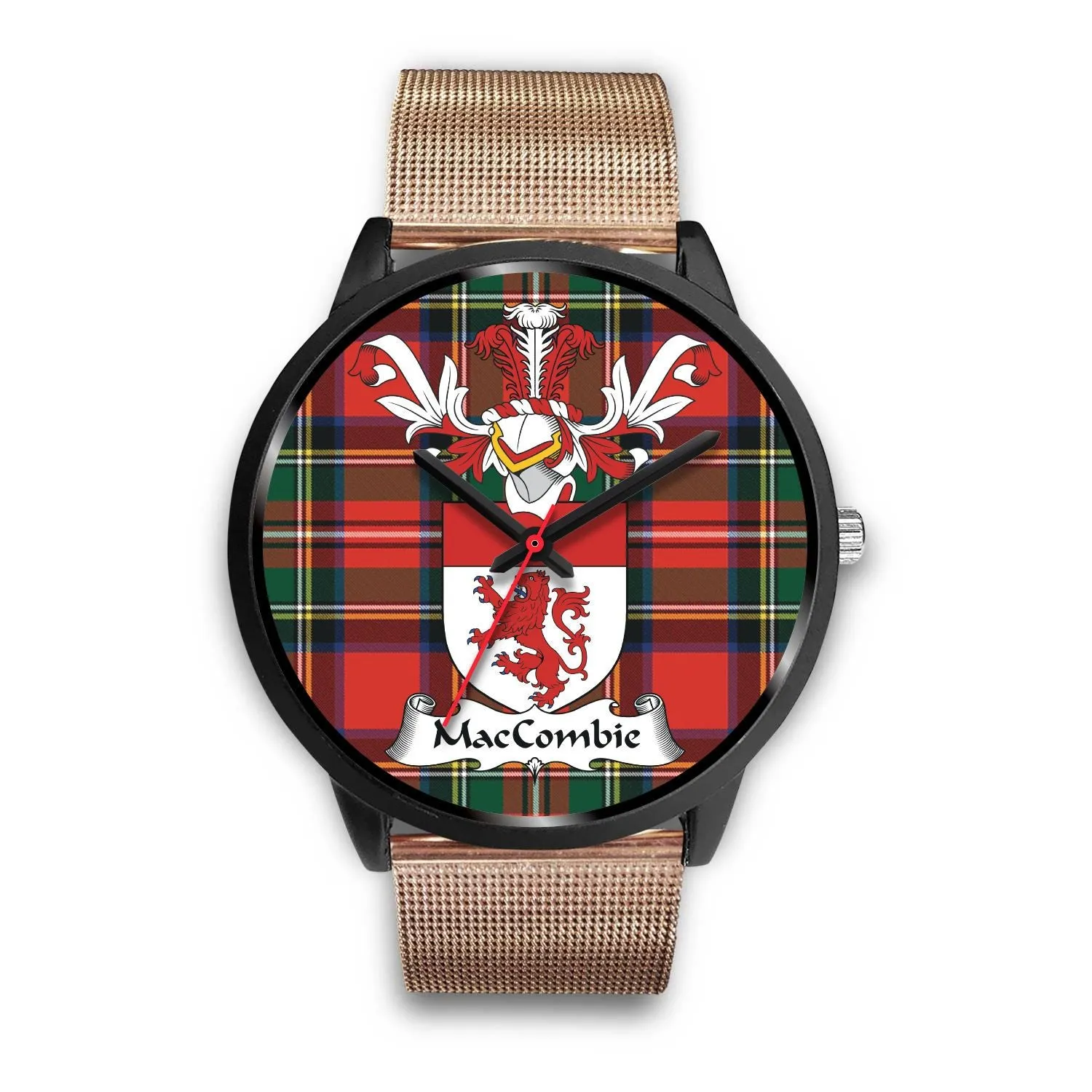 MacCombie Clan Badge Tartan Black Watch