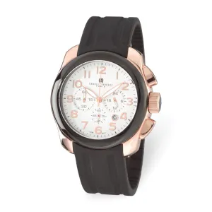 Men Charles Hubert Rose Gold-plated Chrono Watch