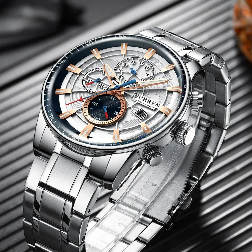 Men Luxury Brand Fashion Quartz Waterproof watches