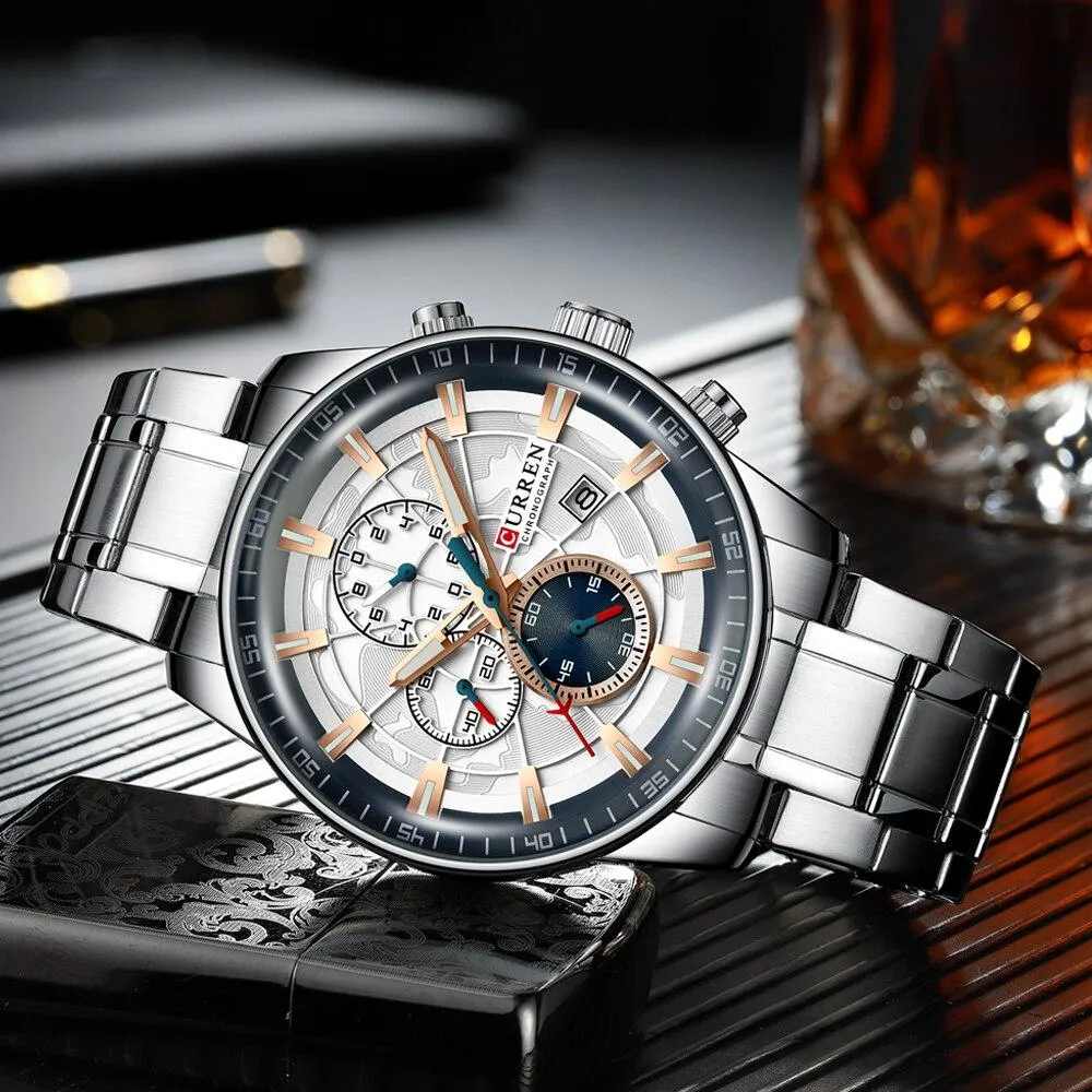 Men Luxury Brand Fashion Quartz Waterproof watches