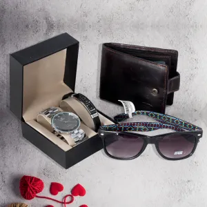 Men Watch Gift Set -7965