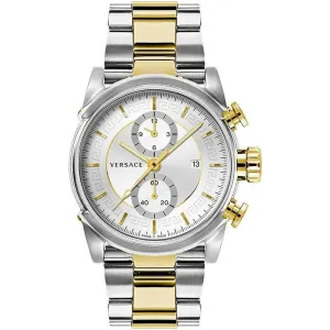 Men's Multifunctional Chronograph Watch with Sapphire Glass and Stainless Steel Strap