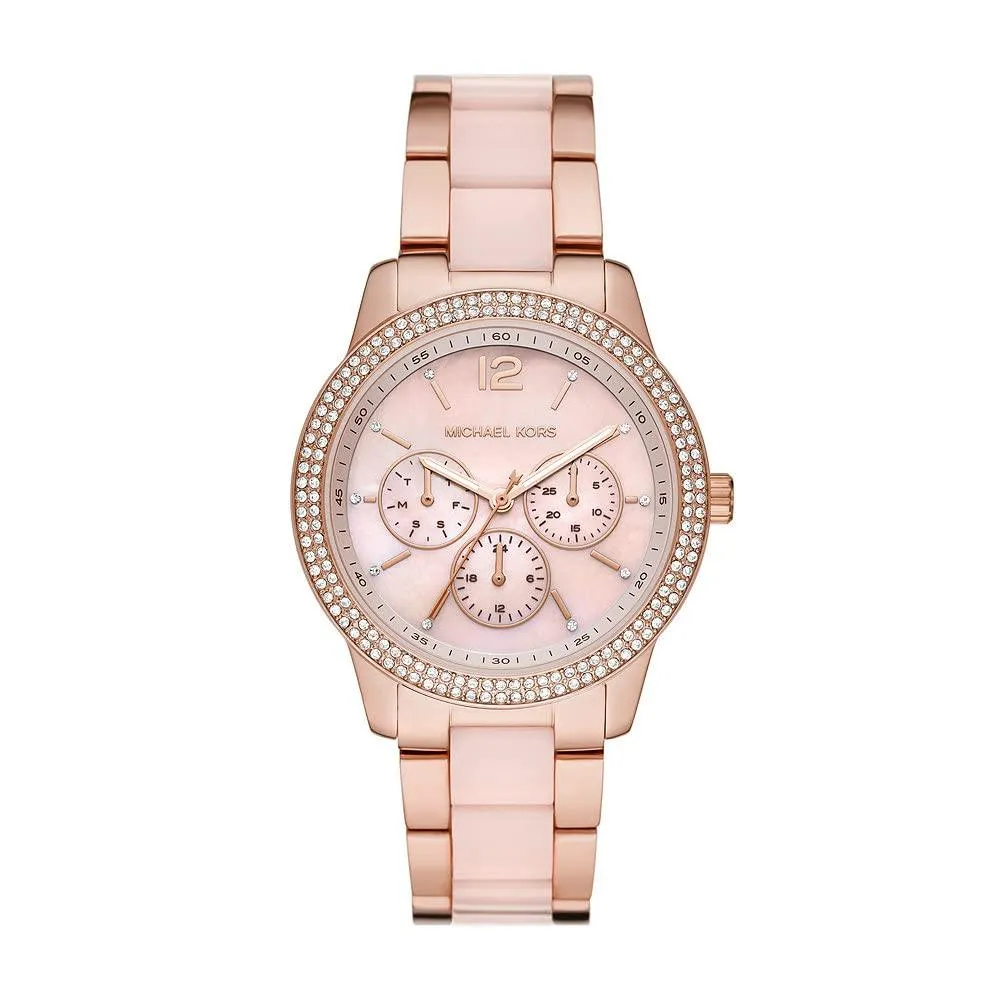 Michael Kors Tibby Multifunction, Rose Gold-Tone Stainless Steel Watch