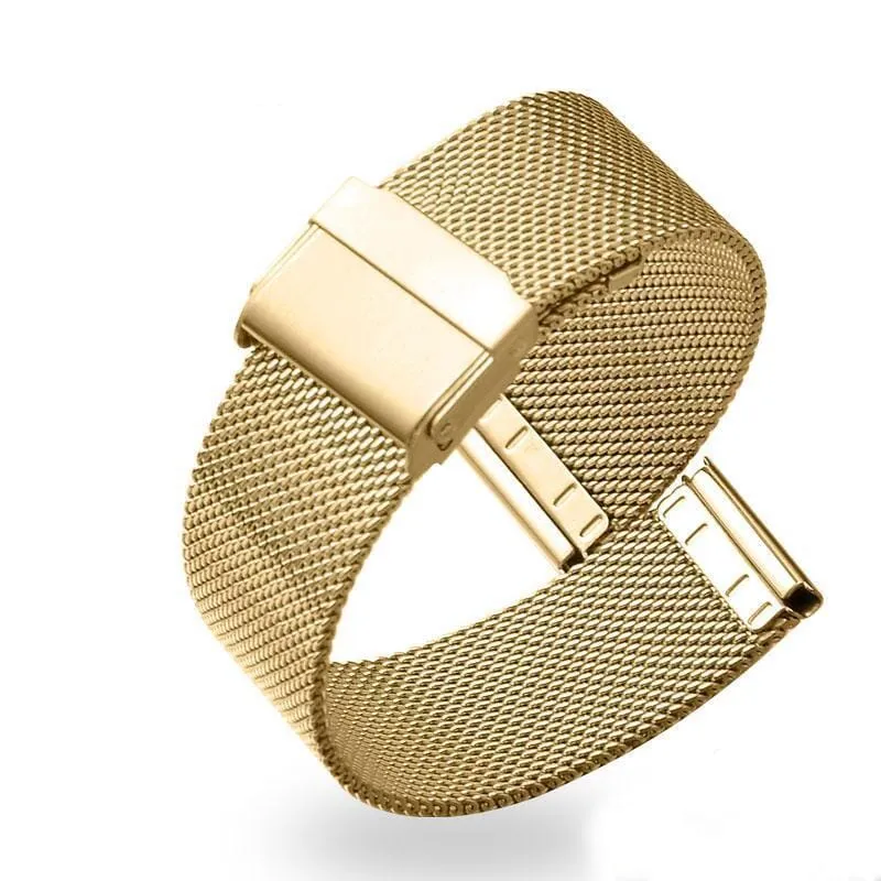 Milanese Stainless Steel Watch Straps compatible with Fitbit Inspire 3