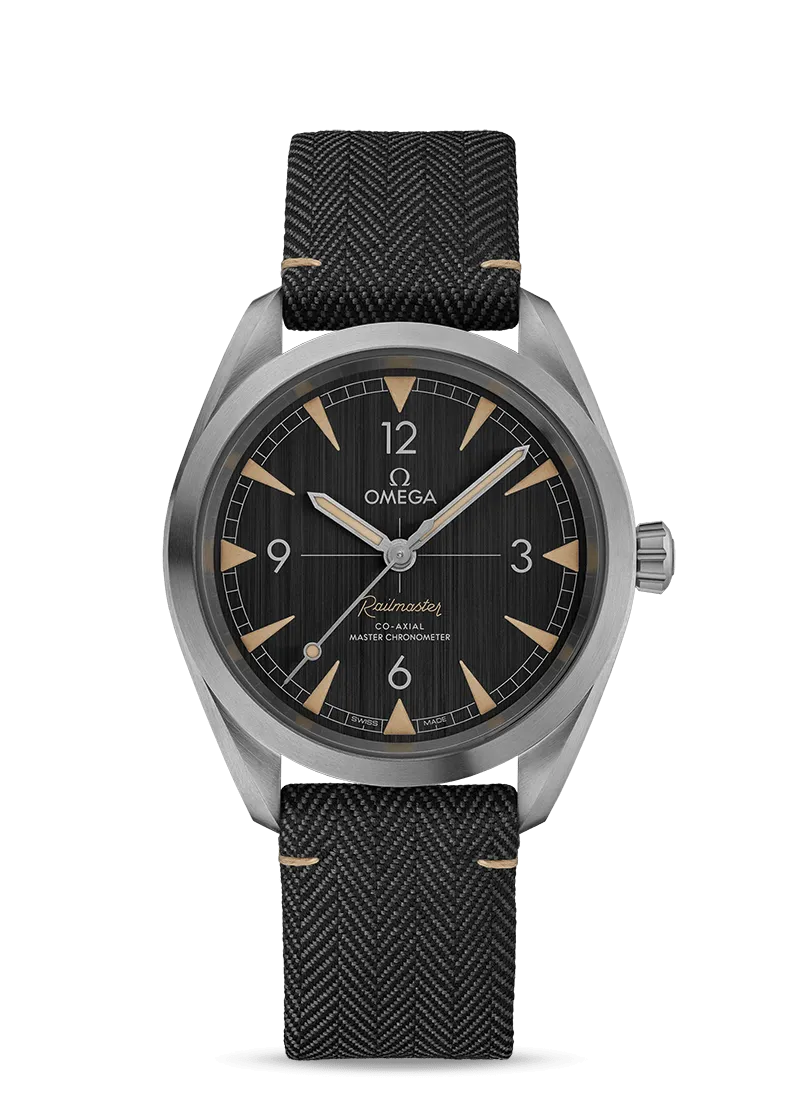 Omega Seamaster Railmaster Co-Axial Master Chronometer 40mm Steel on Coated Nylon Fabric Strap  220.12.40.20.01.001