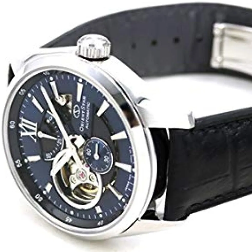 Orient Star Open Heart Men's Black Watch RE-AV0005L00B