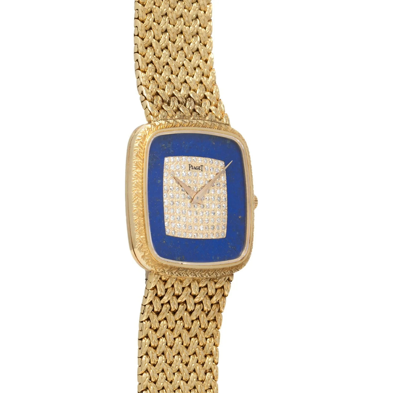 Piaget Pave 'Lapis Lazuli' Dress Watch